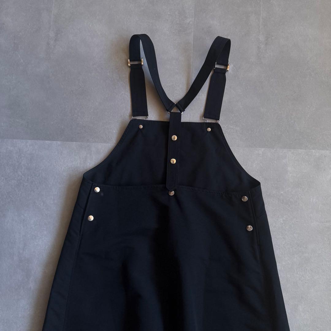 【美品✨】THE RERACS エプロンドレス ジャンパースカート ブラック