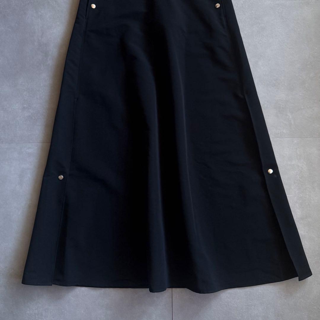 【美品✨】THE RERACS エプロンドレス ジャンパースカート ブラック