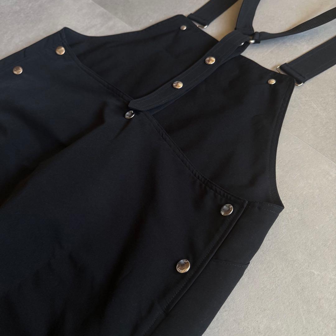 【美品✨】THE RERACS エプロンドレス ジャンパースカート ブラック