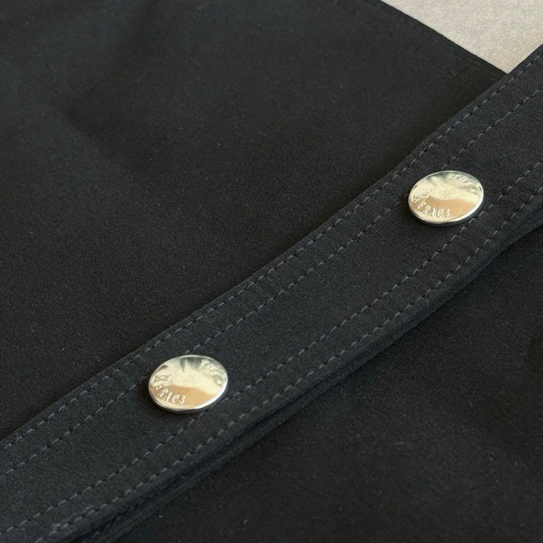 【美品✨】THE RERACS エプロンドレス ジャンパースカート ブラック