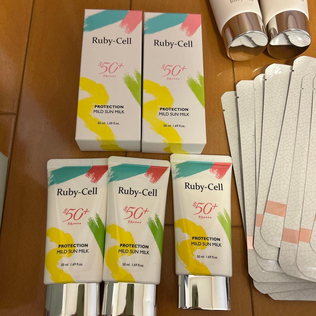 ルビーセル,rubycell,4uぱっく,日焼け止め,洗顔,石鹸　セット