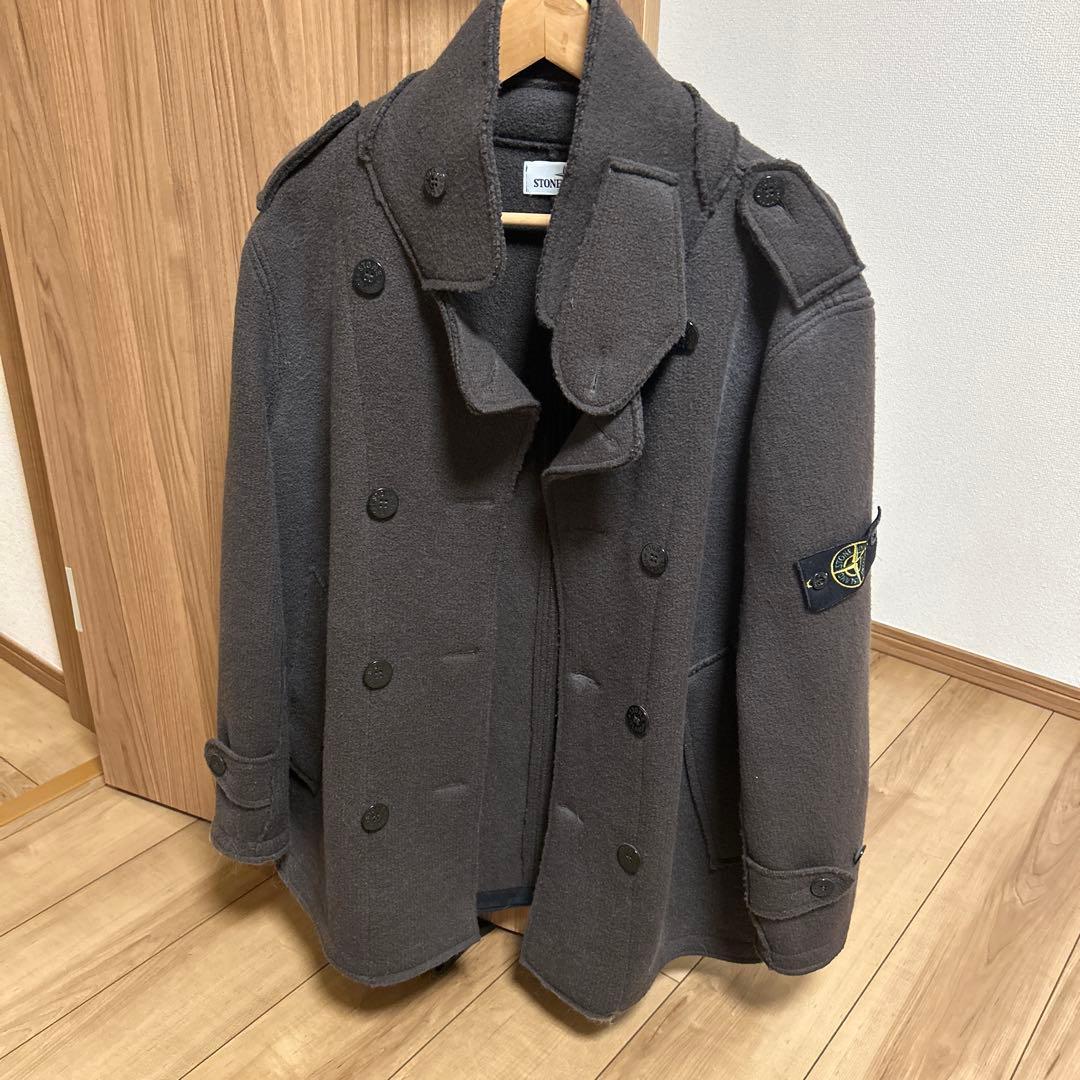 STONE  グレー ウールコート