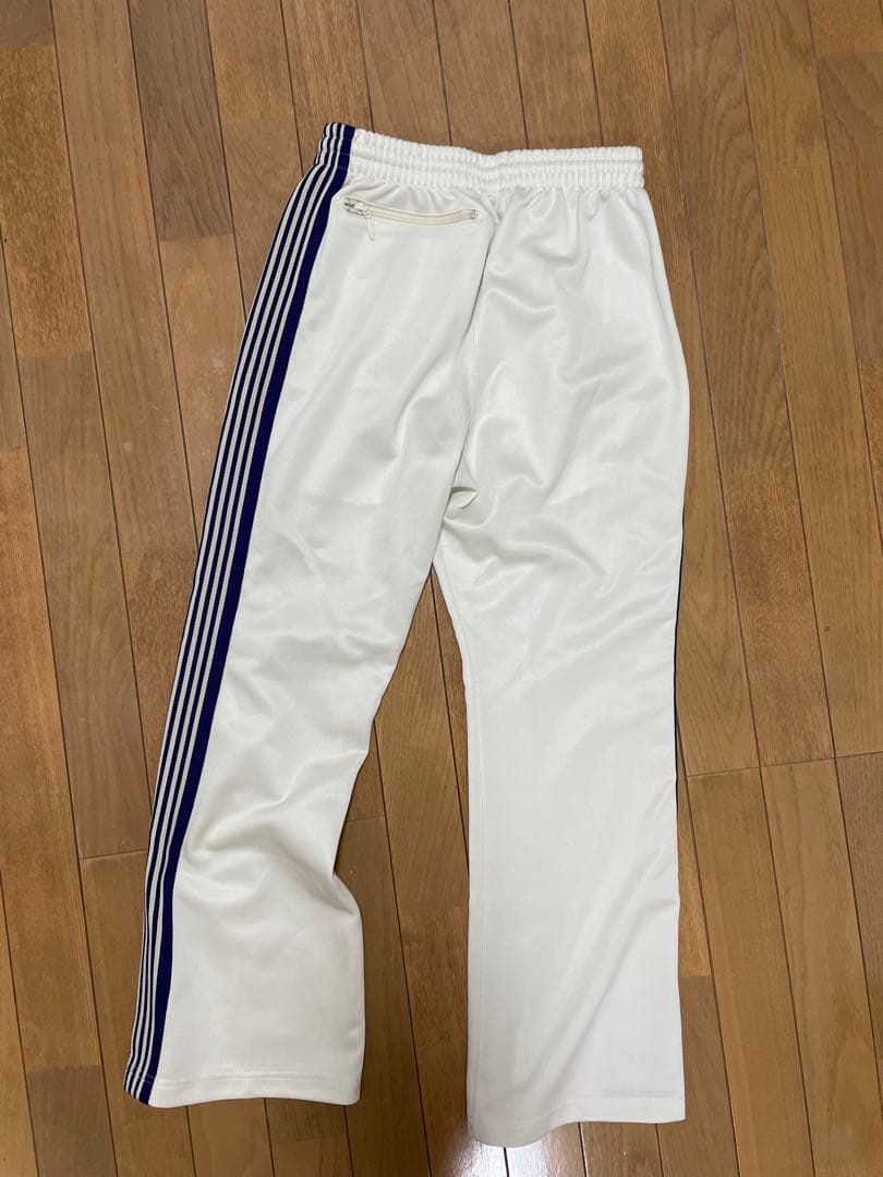 Needlesホワイト ストライプ トラックパンツ