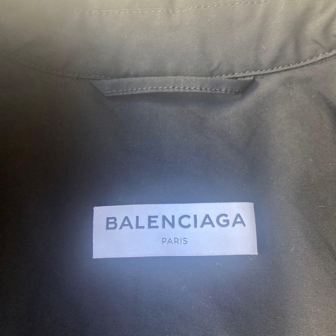 BALENCIAGA バレンシアガ　スイングトレンチコート　ブラック