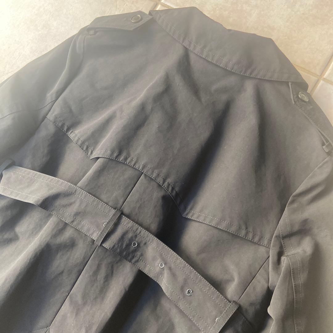 BALENCIAGA バレンシアガ　スイングトレンチコート　ブラック