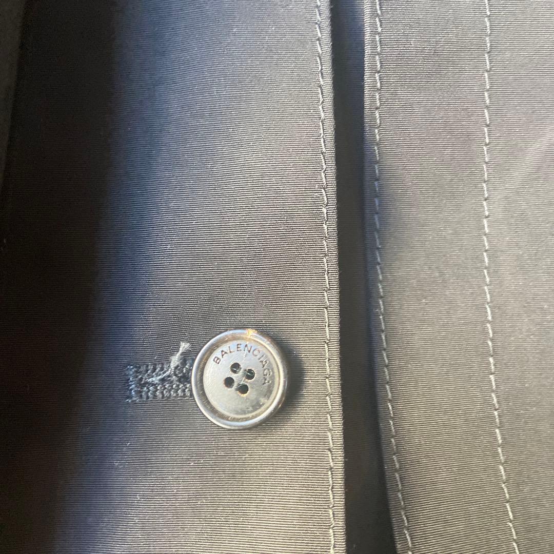 BALENCIAGA バレンシアガ　スイングトレンチコート　ブラック