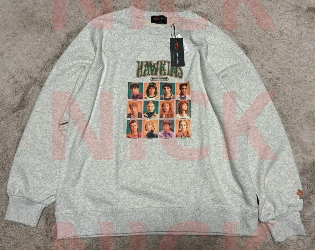 ストレンジャーシングス　ニコアンド　コラボ　アソートスウェットプルオーバー