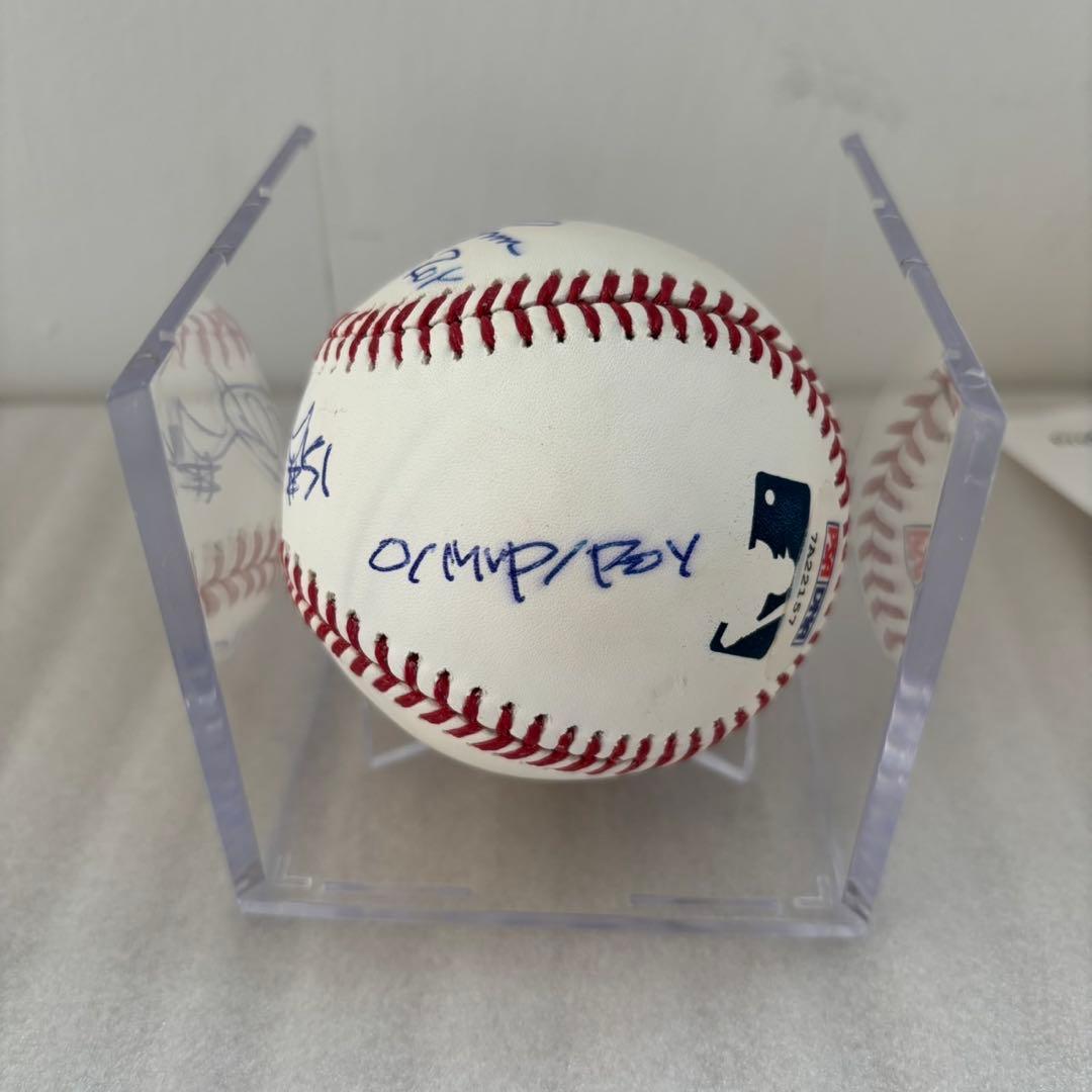 【希少】イチロー＆フレッドリン MLB史上 新人王＆MVP同時受賞者 直筆サイン