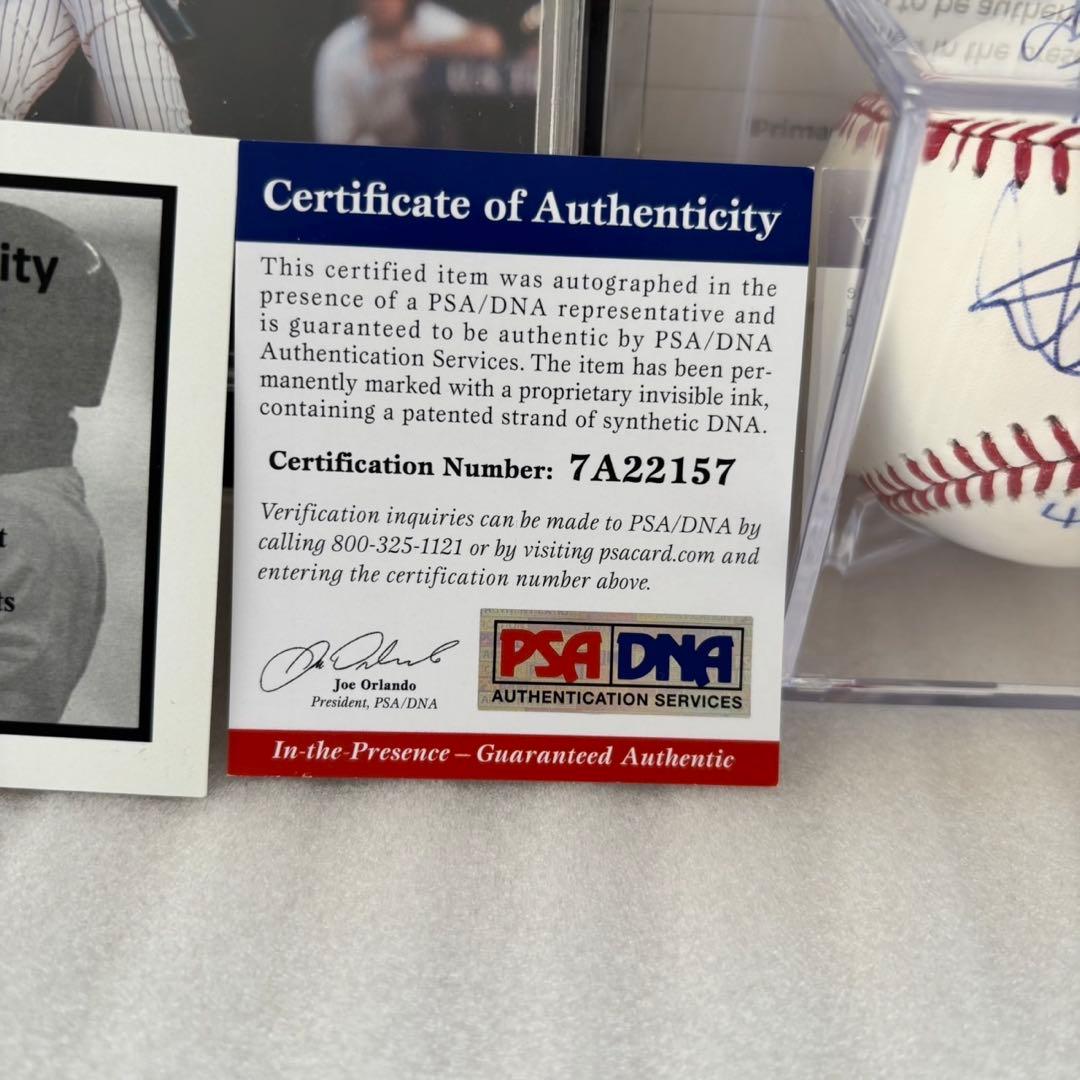 【希少】イチロー＆フレッドリン MLB史上 新人王＆MVP同時受賞者 直筆サイン