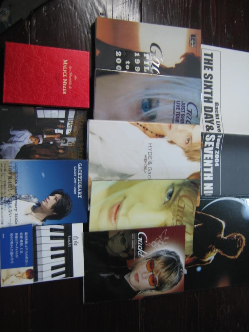 Gackt　写真集・パンフ・自白・GACKTIONARY・・ほか