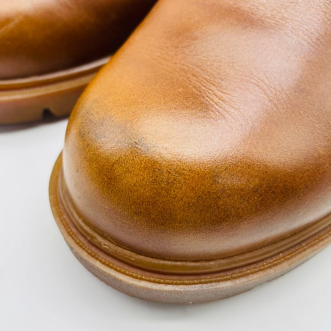 極上本革 ティンバーランドBASIC OX レザー ショートブーツ ブラウン27