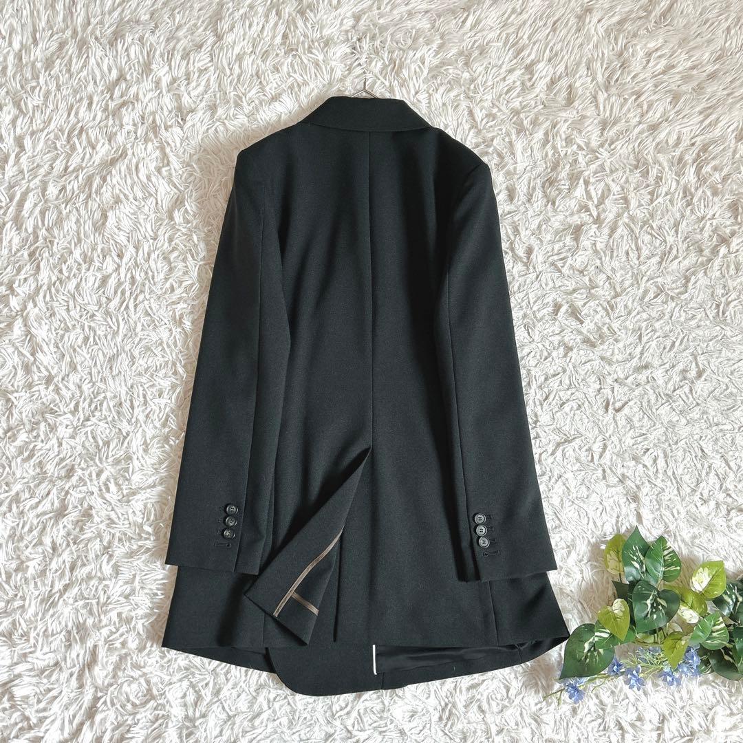 極美品⁂セオリー⁂オーバーラップジャケット　テーラード　ブラック　黒　M
