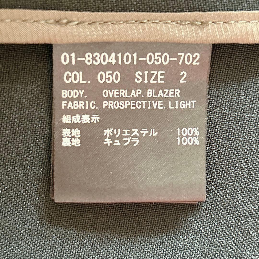 極美品⁂セオリー⁂オーバーラップジャケット　テーラード　ブラック　黒　M