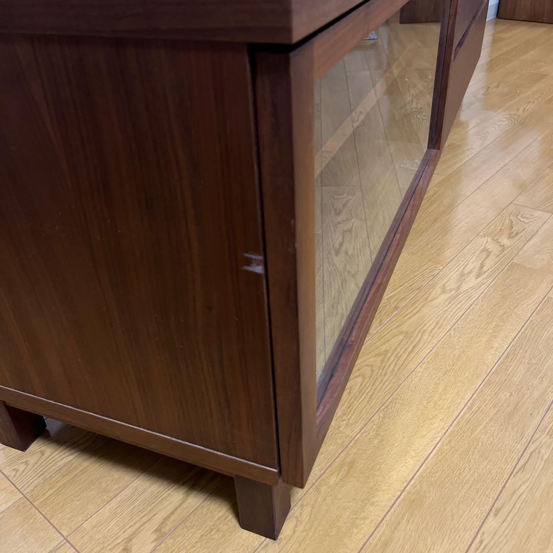 無印良品　テレビボード／テレビ台　ウォールナット材　W150