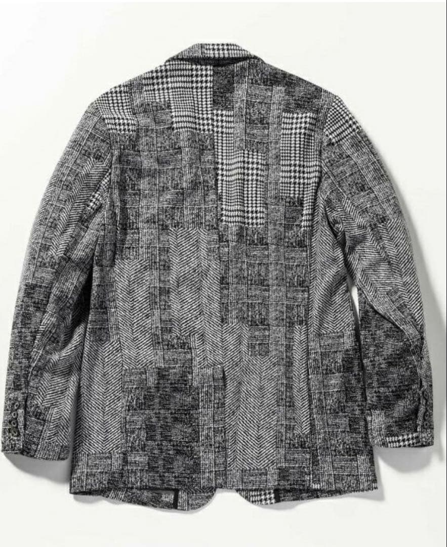 1PIU1UGUALE3 RELAXハウンドトゥースジャガードジャケット＋パンツ