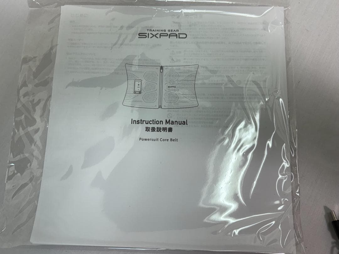 a*様 シックスパッド パワースーツライト コアベルト サイズM SE-BC00