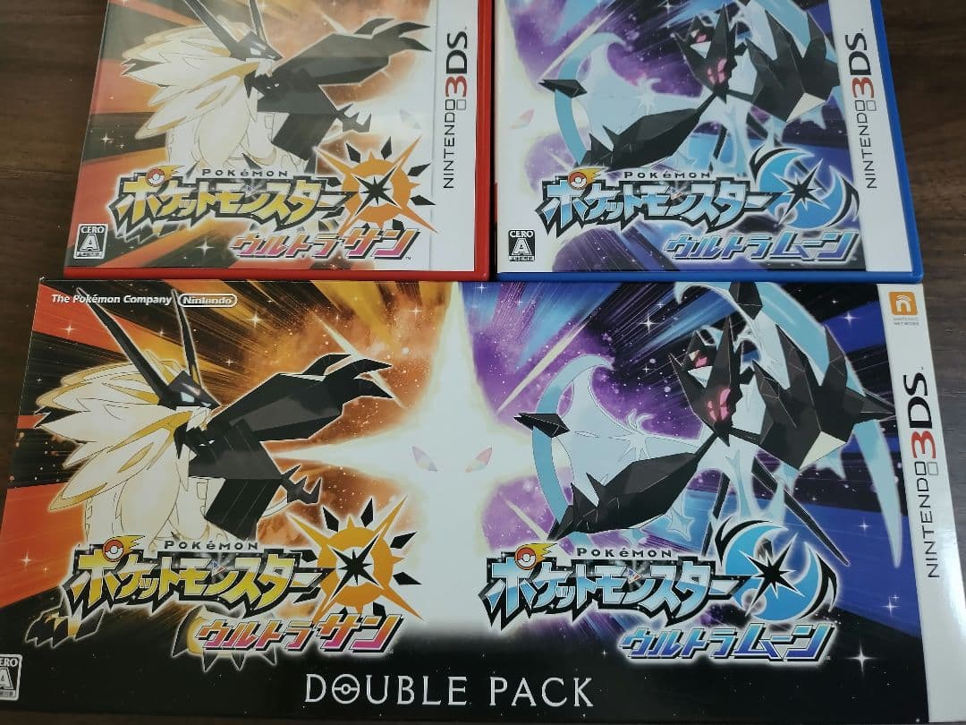 【美品】3DS ポケットモンスター ウルトラサン・ウルトラムーン ダブルパック