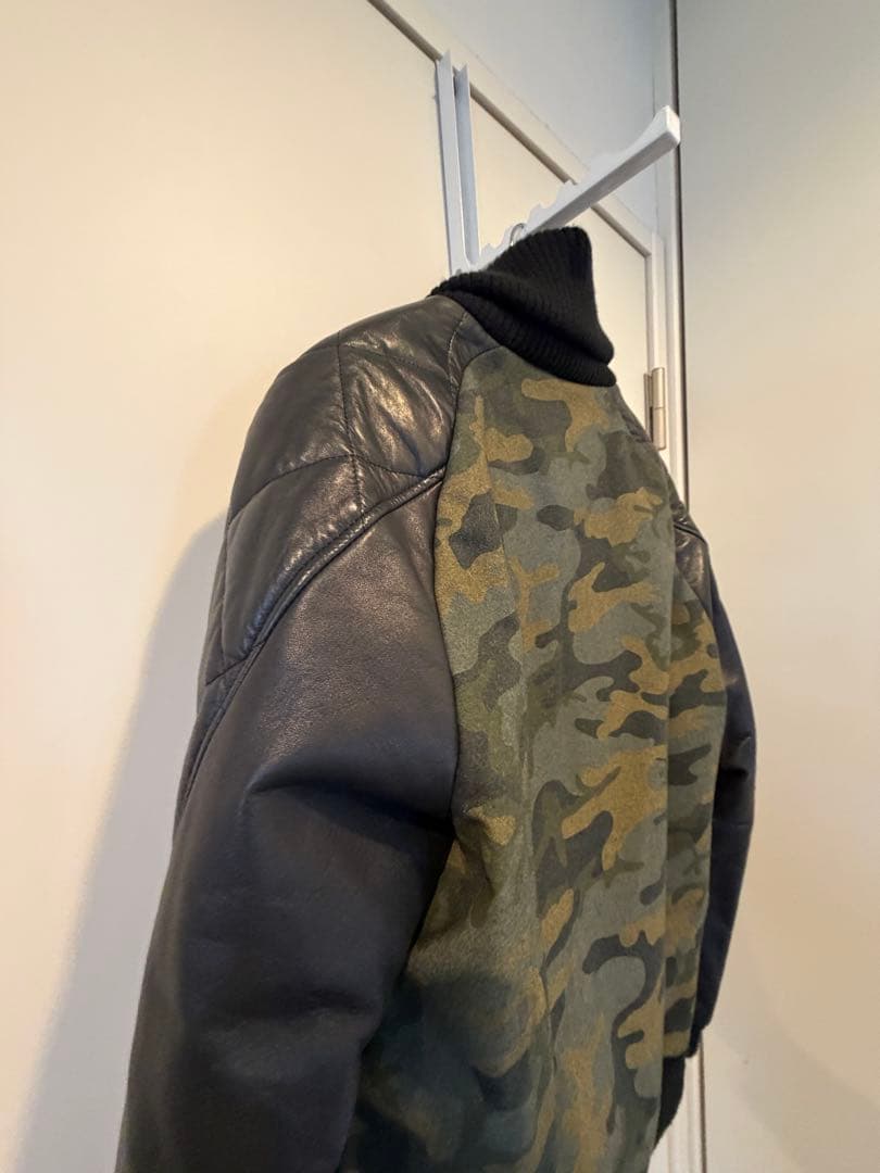 ヤ*ス様 定価18万 1piu1uguale3カシミヤ混シープスキン スタジャン