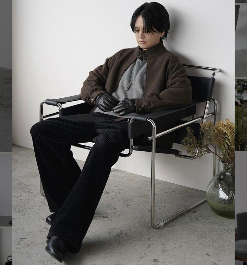 靴 LIDNM Llife SLIGHT SQUARE ZIP BOOTS