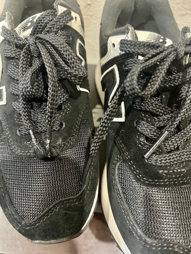 人気カラー！　美品　New Balance 574 厚底スニーカー