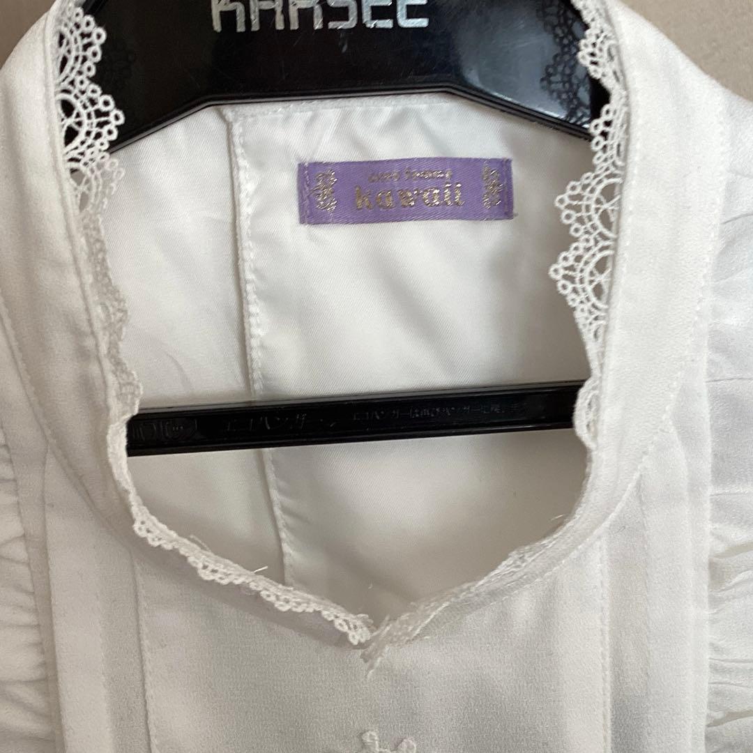 axes femme kawaii アンティークドールワンピース　グレー