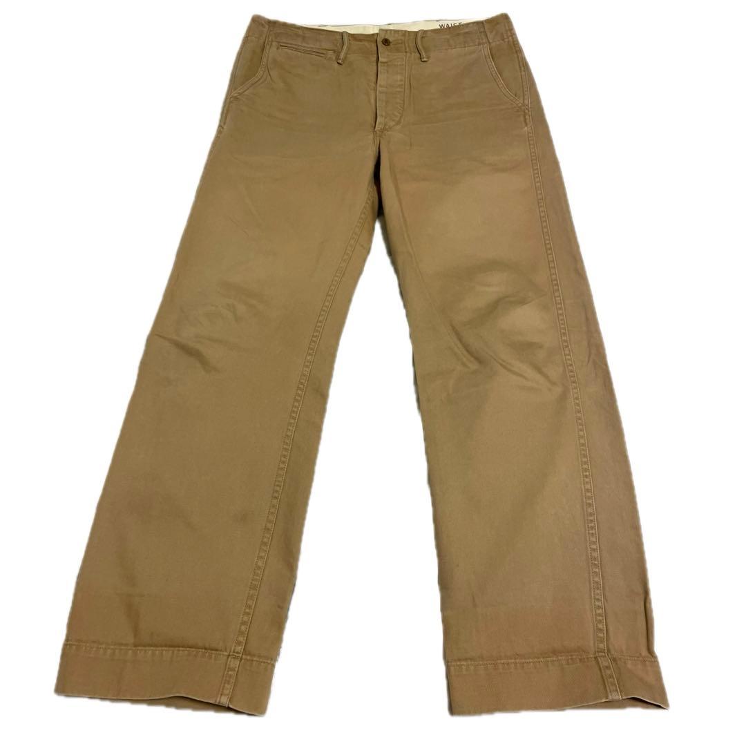 希少 RRL 45カーキ チノusarmy ヴィンテージ ラルフローレン