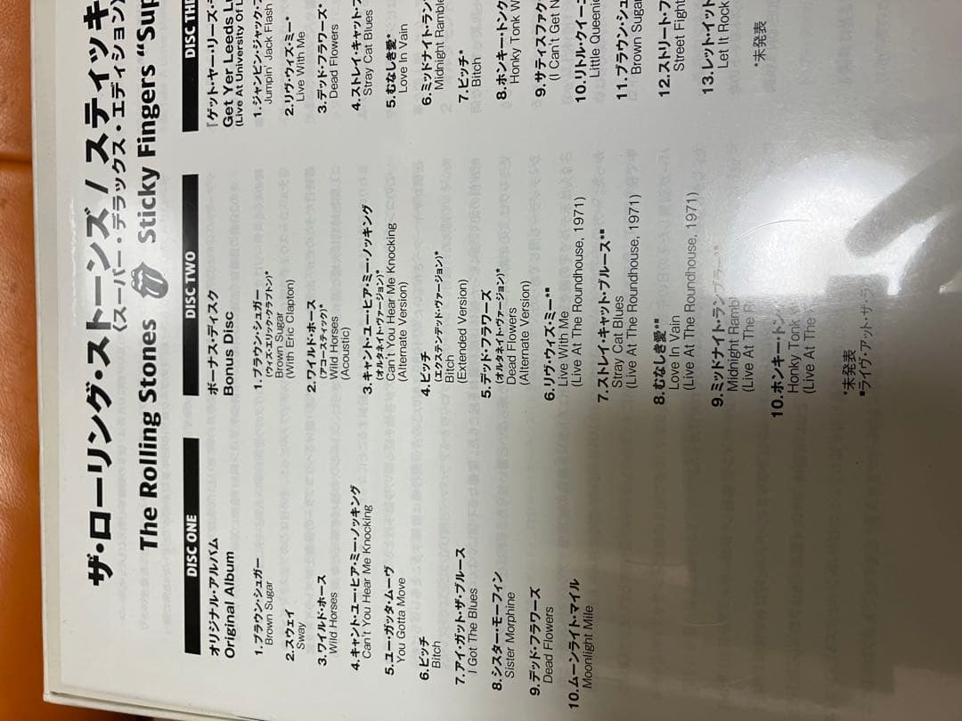 洋楽 The Rolling Stones Sticky Fingers
