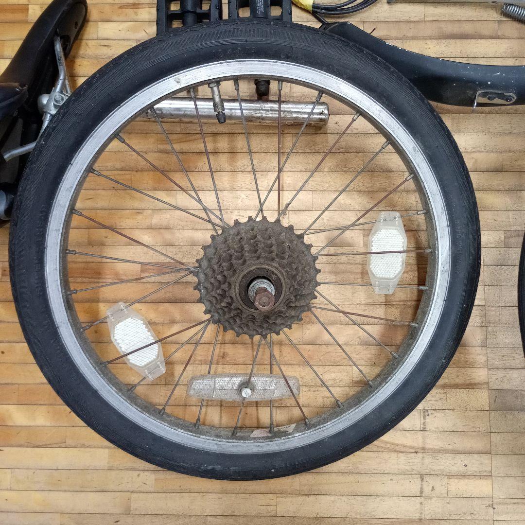 ブリヂストン スニーカーライト 18インチ ジャンク 折り畳み自転車 ミニベロ