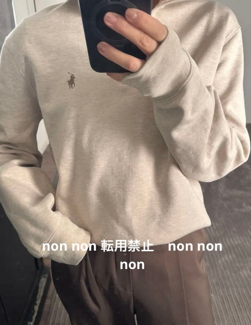 poloラルフローレン ハーフジップ スウェット　2025 sサイズ