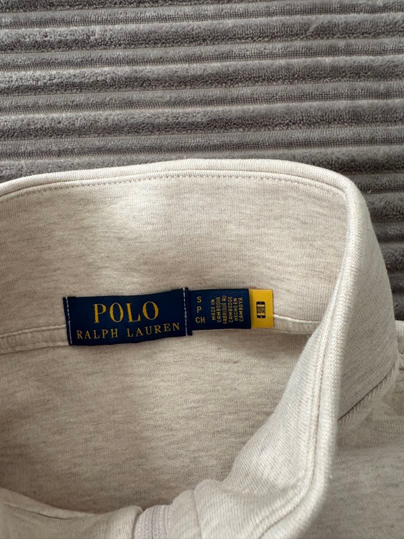 poloラルフローレン ハーフジップ スウェット　2025 sサイズ