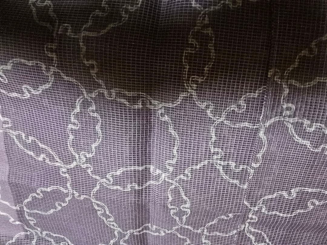 1/25 昨日より大幅値下げ 日本橋竺仙 絹紅梅 廃盤 雪輪繋ぎ 薄紫 レア