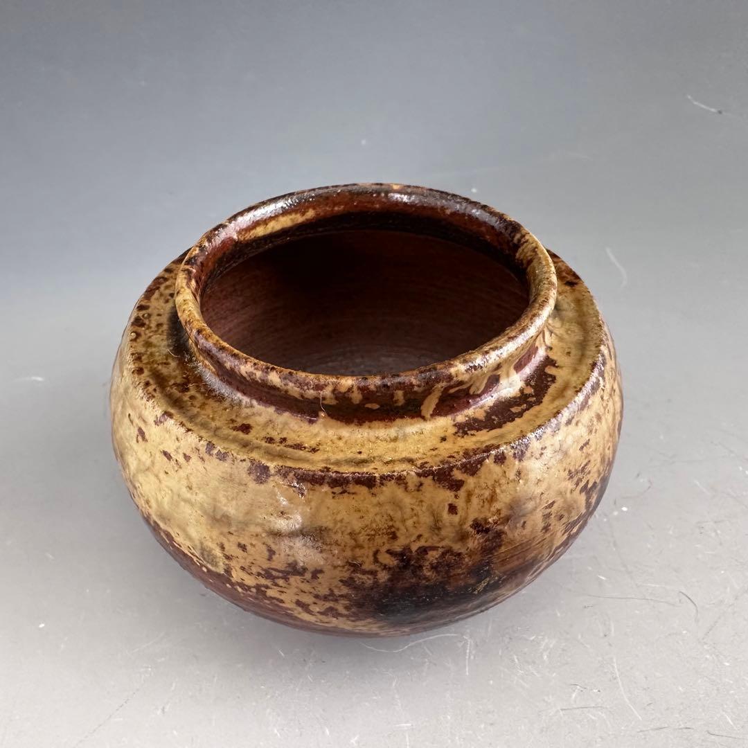 茶道具　丹波　大海　茶入　石田陶春　共箱　仕服二個入り　茶会　濃茶