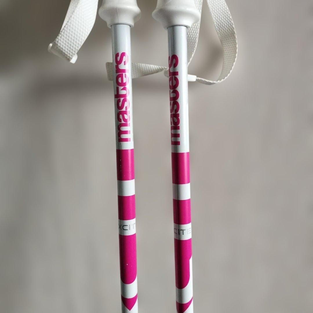 子供スキー　3点セット　スキー板　ストック　スキーブーツ