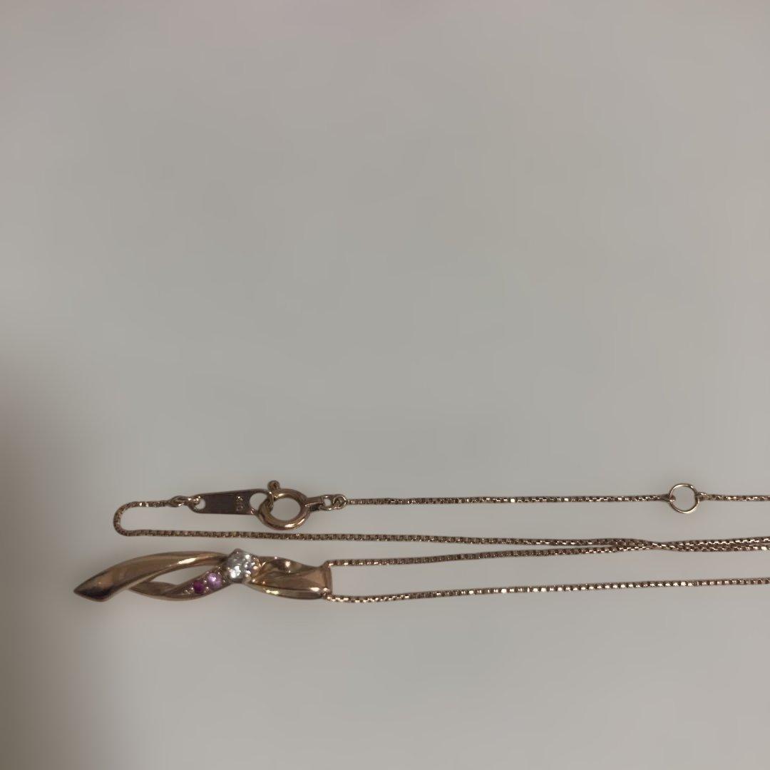 10K ピンクゴールド　ネックレス