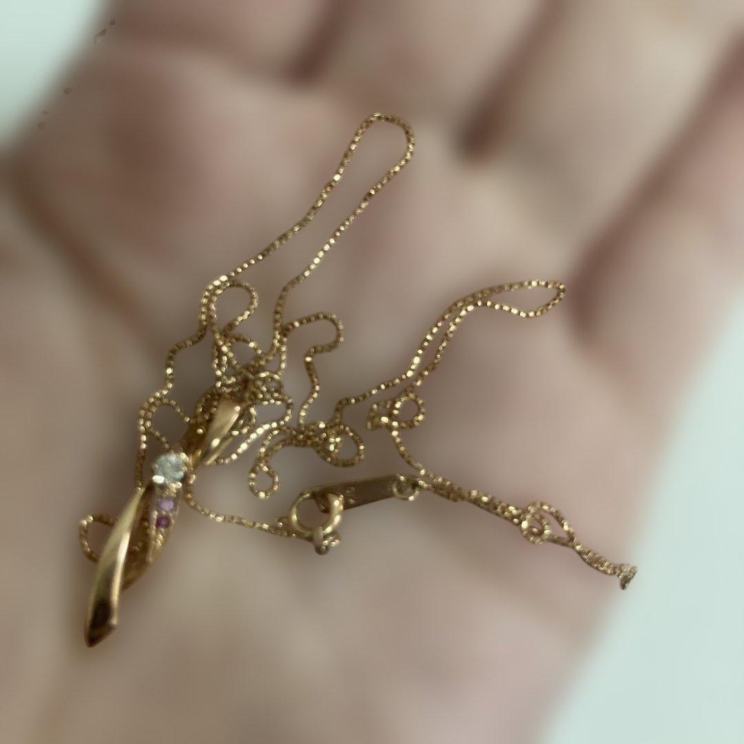 10K ピンクゴールド　ネックレス