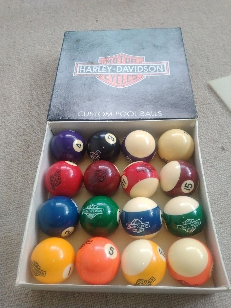 Harley-Davidson カスタムビリヤードボール 新品