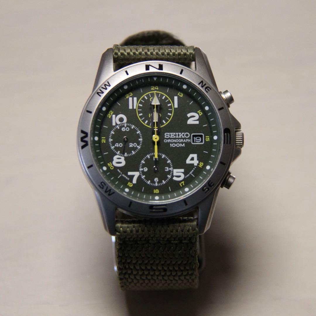 SEIKO SND377R 海外モデル ミリタリーウォッチ