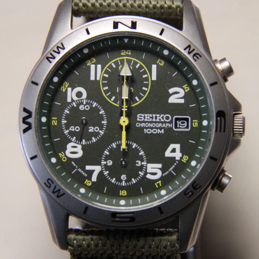 SEIKO SND377R 海外モデル ミリタリーウォッチ