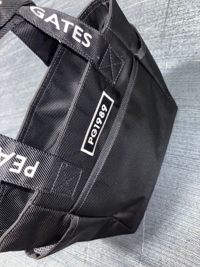 （美品）パーリーゲイツ 、原英莉花コラボ、限定デザイン、カートバッグ、ブラック色