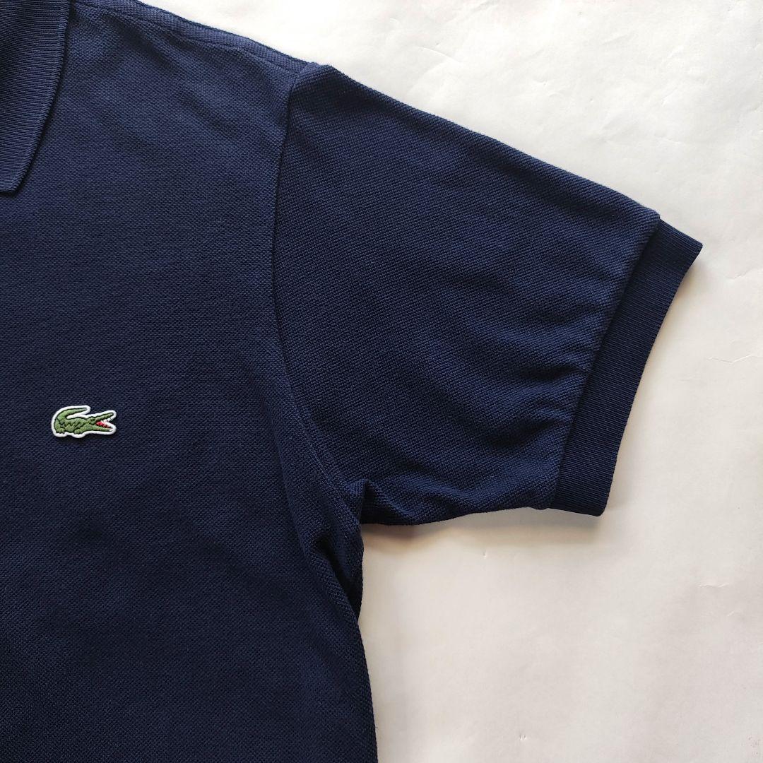 【美品】フレンチラコステ 半袖ポロシャツ ネイビー フランス製 L1212L