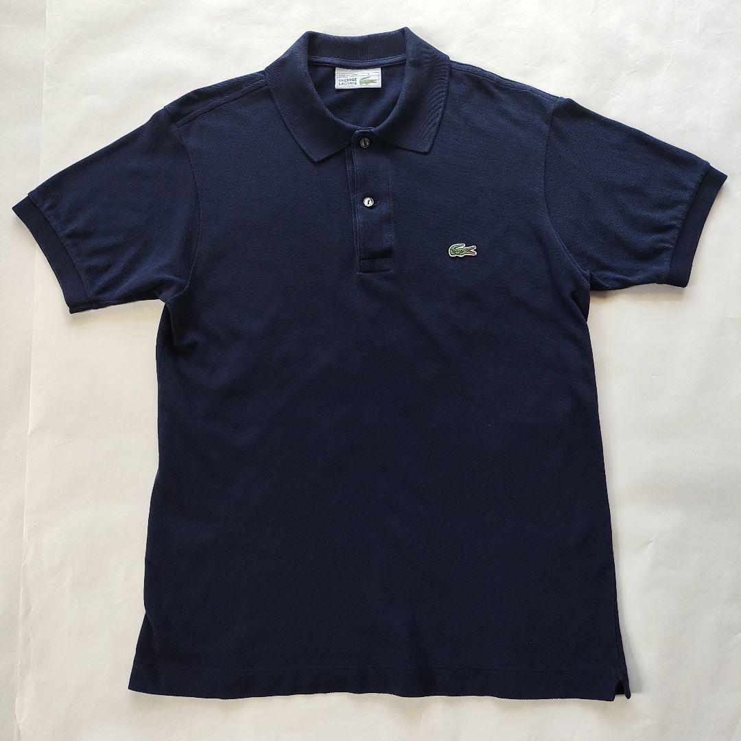 【美品】フレンチラコステ 半袖ポロシャツ ネイビー フランス製 L1212L