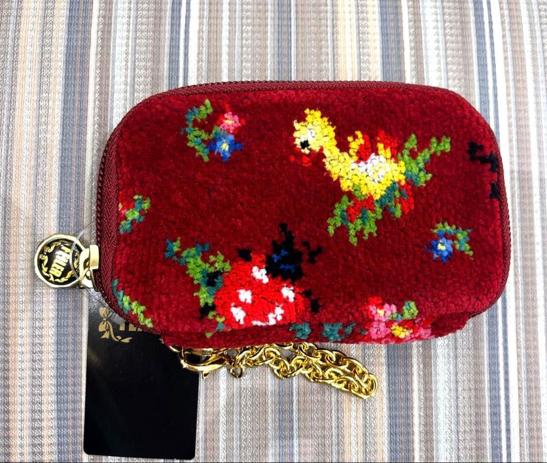 【新品】フェイラー　ハイジ　キーケース ワインレッド