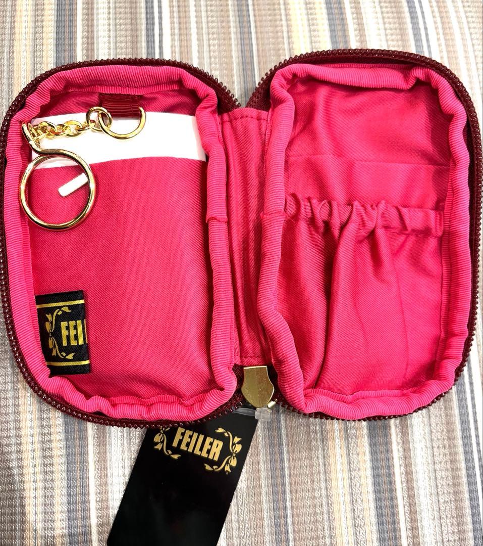 【新品】フェイラー　ハイジ　キーケース ワインレッド