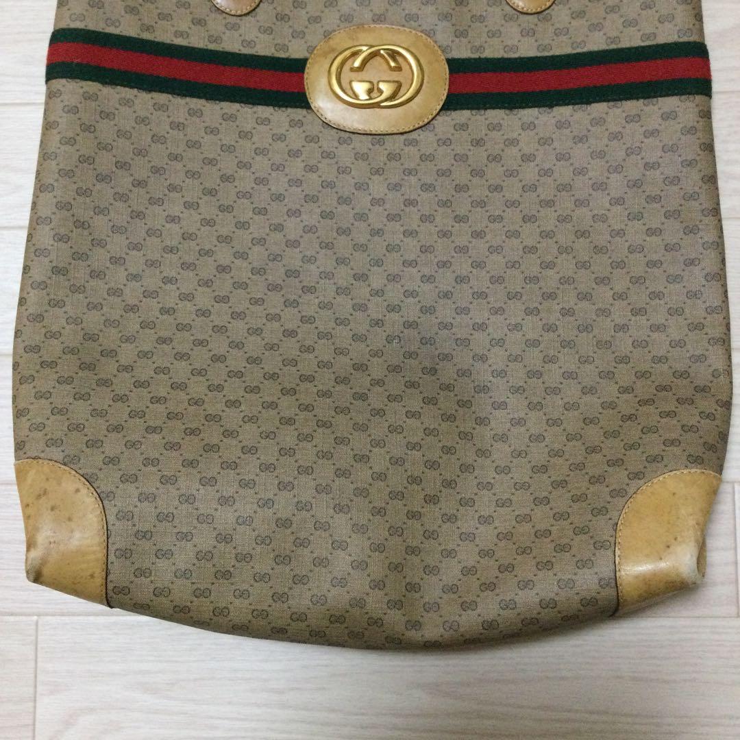 希少 GUCCI オールドグッチ シェリーライン トートバッグ ショルダーバッグ