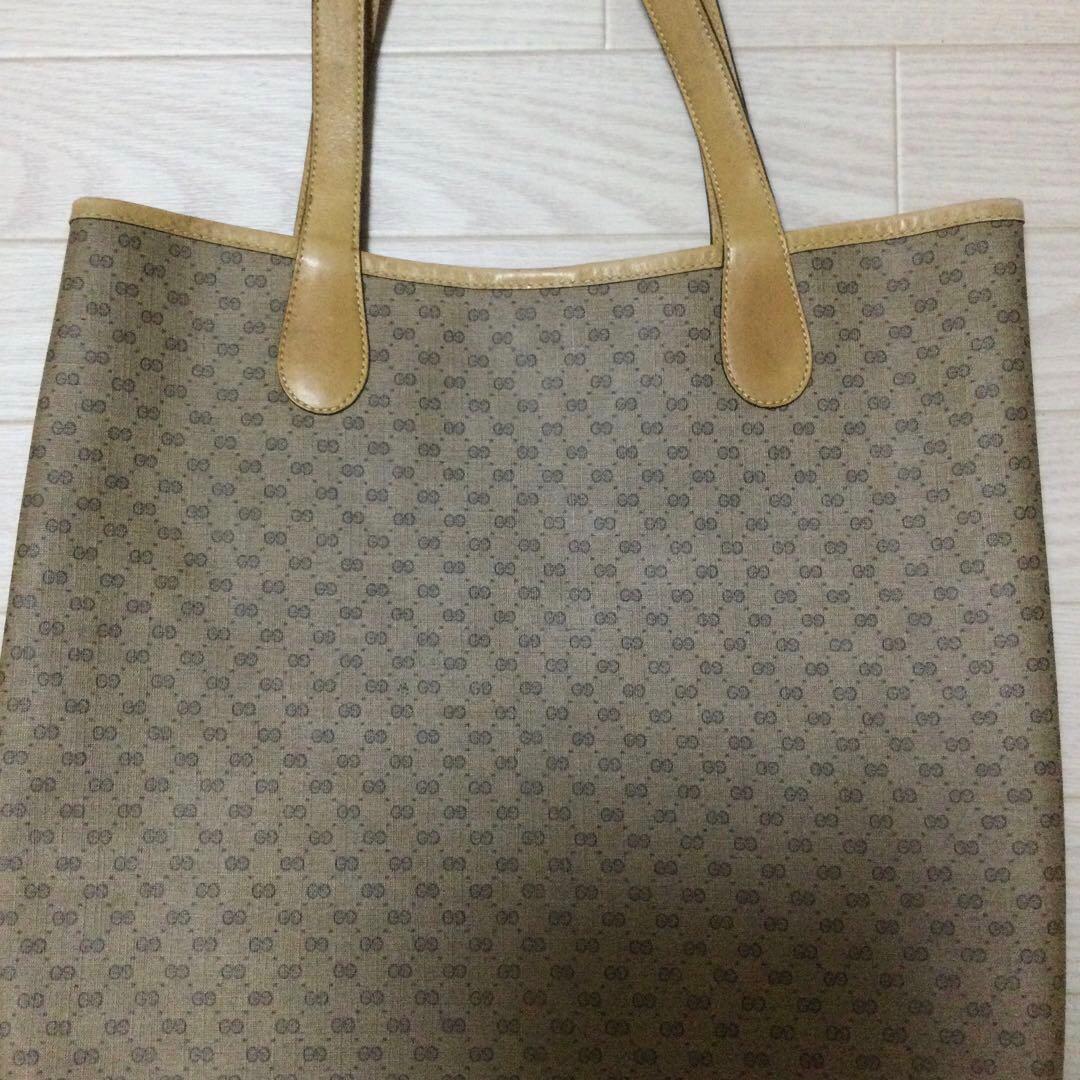 希少 GUCCI オールドグッチ シェリーライン トートバッグ ショルダーバッグ