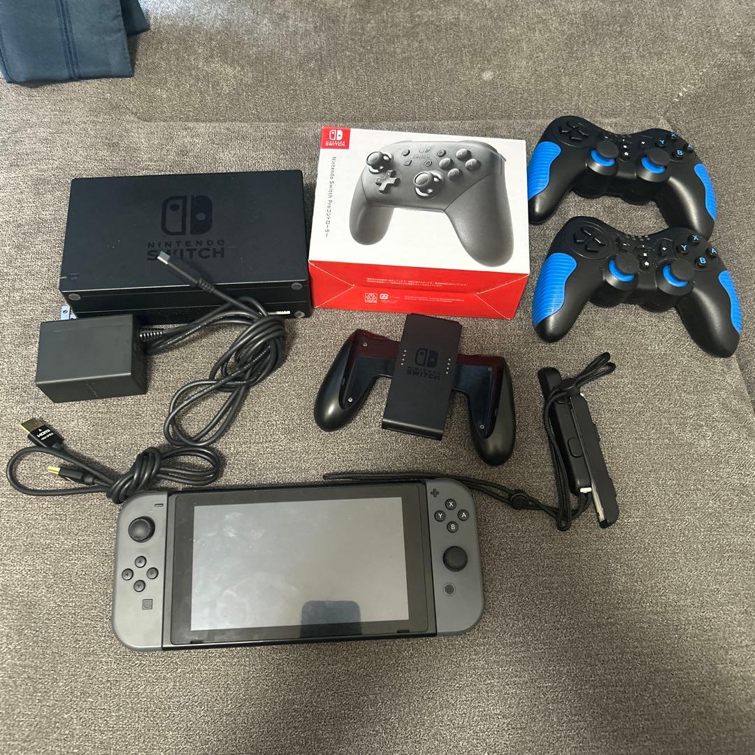 Nintendo Switch 本体+ ゲームソフト3本 + コントローラー3個
