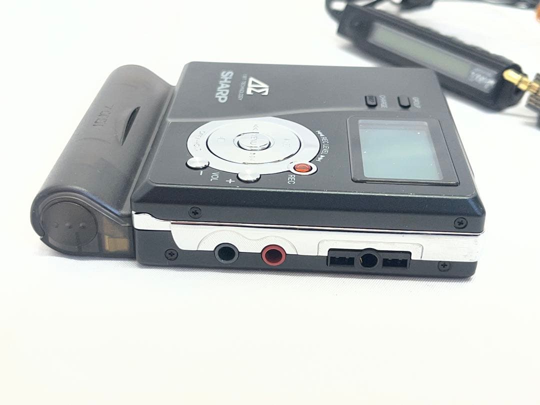 SHARP ポータブルMDレコーダー MD-DR77-B