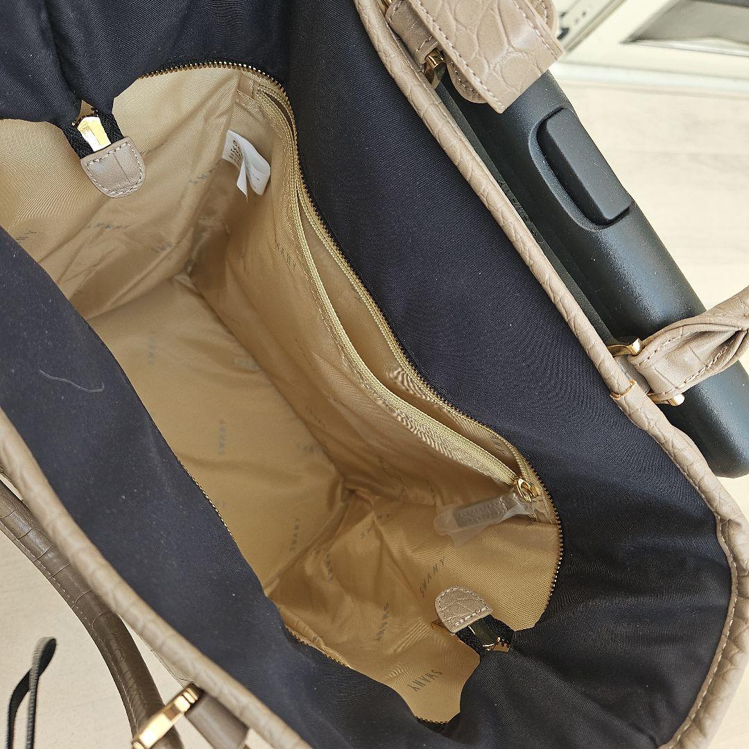 スワニー　　クロコダイル調　キャリーバッグ