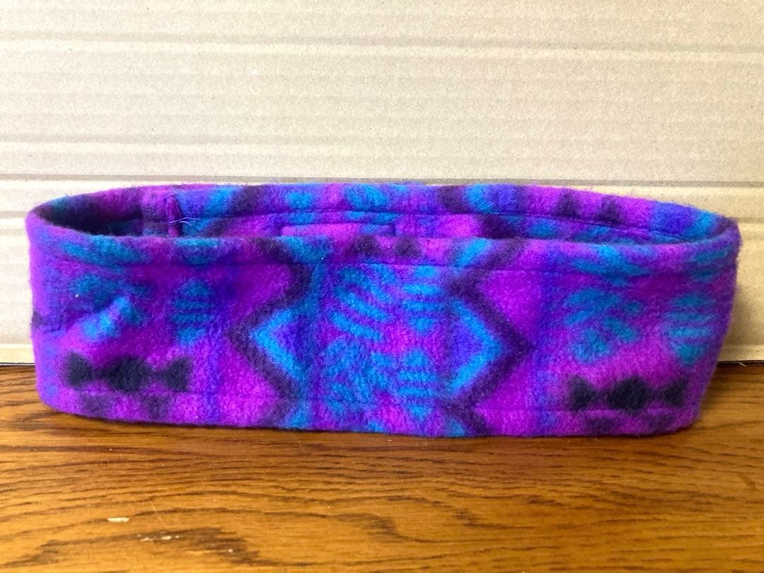 新品 80年代 ビンテージ TYROL フリース ヘアバンド スキー 当時物