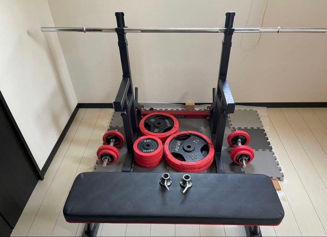 ベンチプレスセット GronG iROTEC 引き取り限定‼️